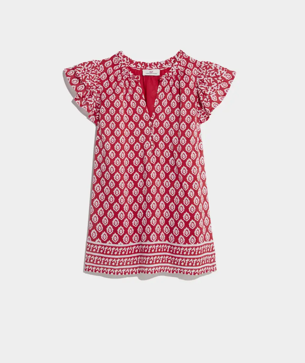 ♥Vineyard Tile Ruffle Top2
