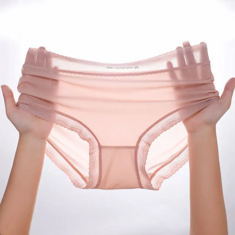 Plus Size High Waist Seamless Breathable Brief Panty
