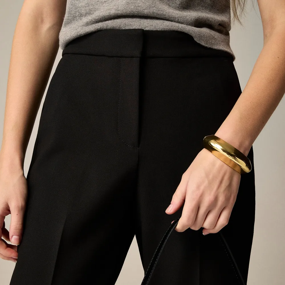 Straight-Leg Stretch Trousers