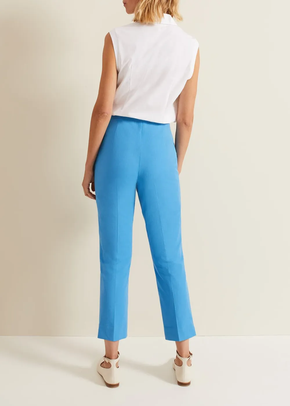 Black Casual Pleated Trousers