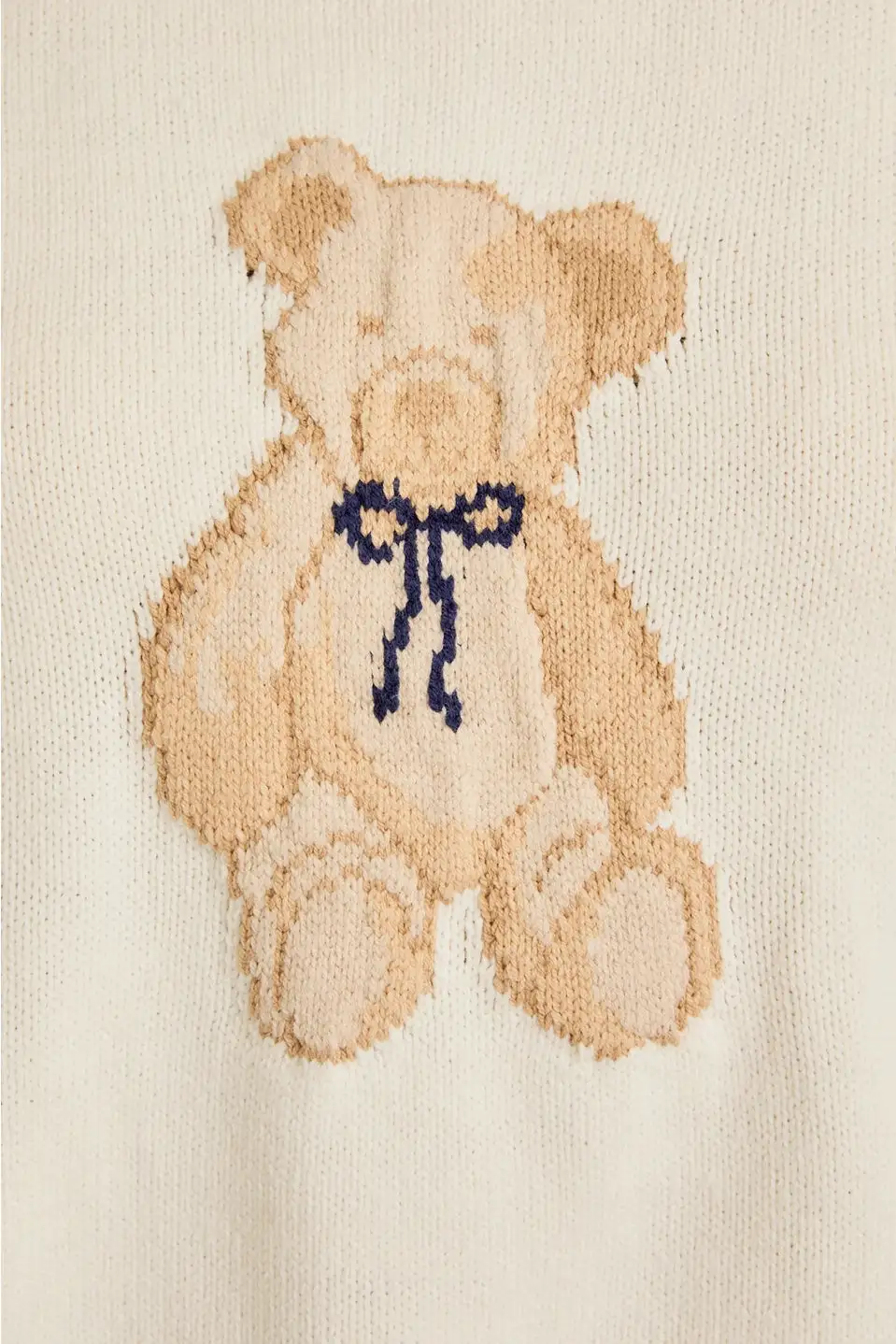 Teddy Print Sweater