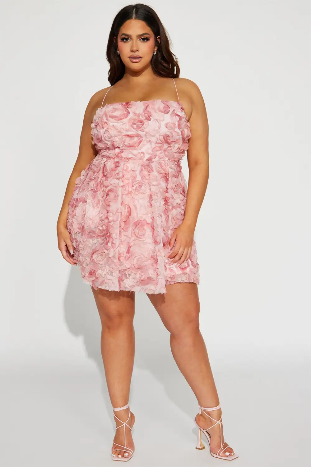Flower Baby Mini Dress - Pink