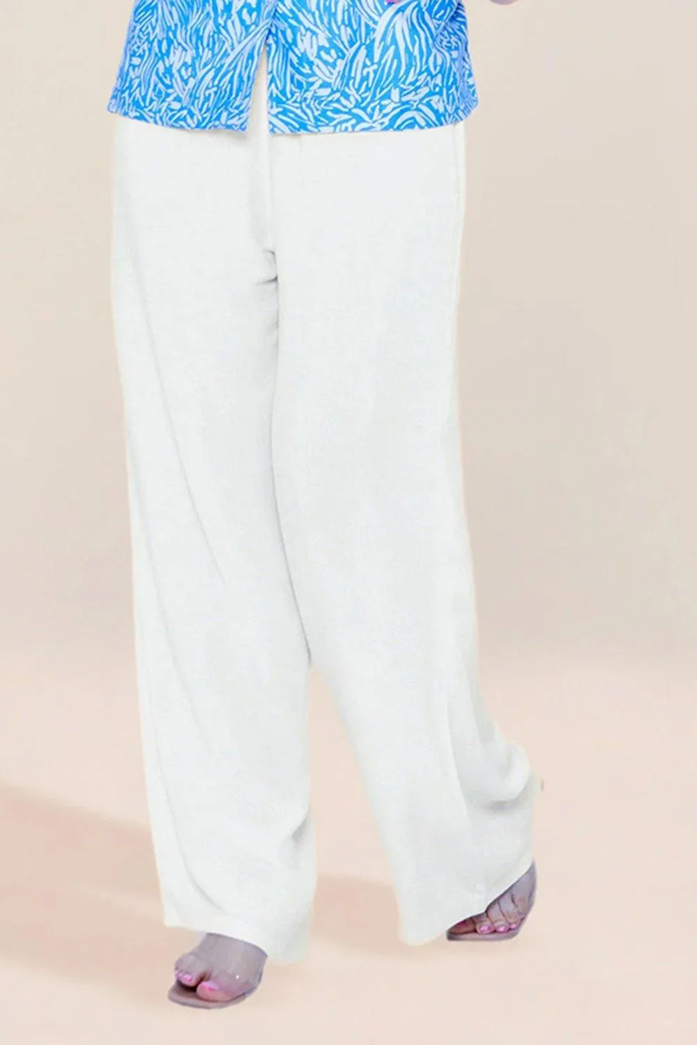 Soft Elastic Waist Women's Trousers