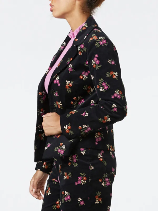 Women's floral casual jacket