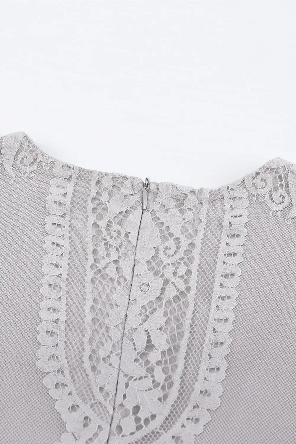 V-Neck Lace Maxi Dress