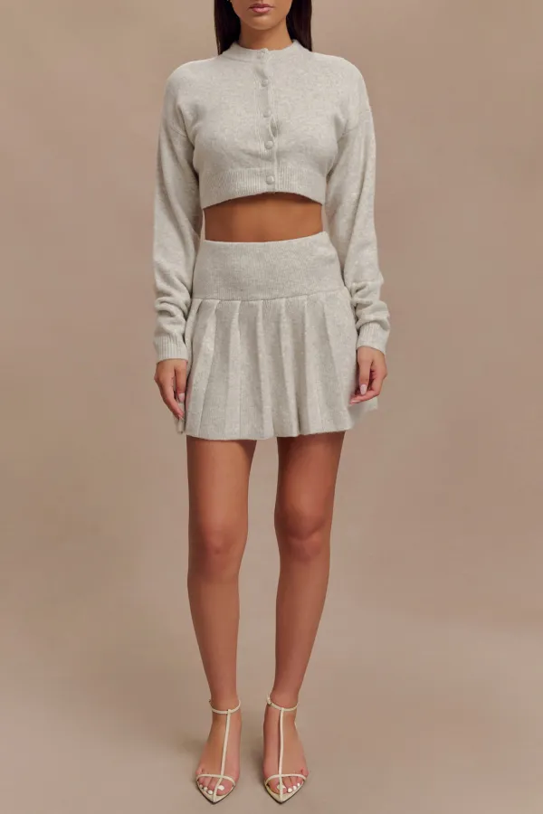 Button Front Knit Cardigan