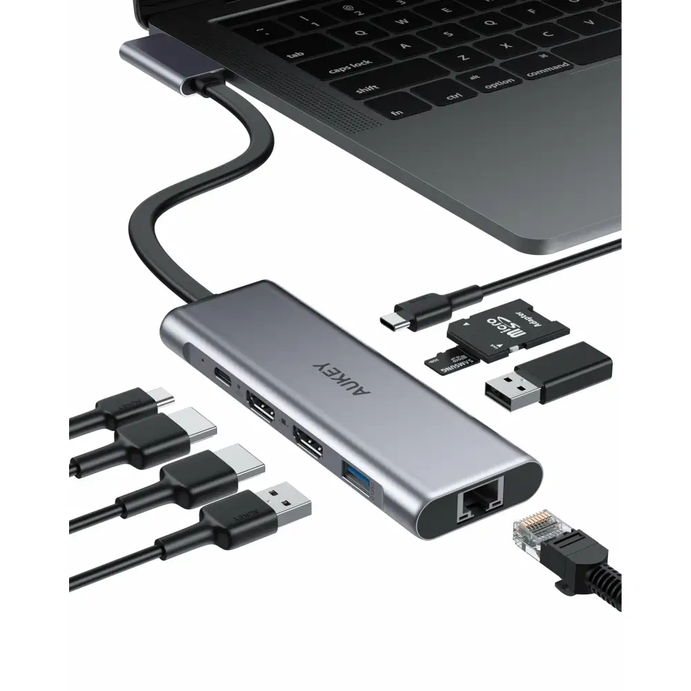 AUKEY CB-C81 2*USB 3.1 Type C Male to HDMI*2