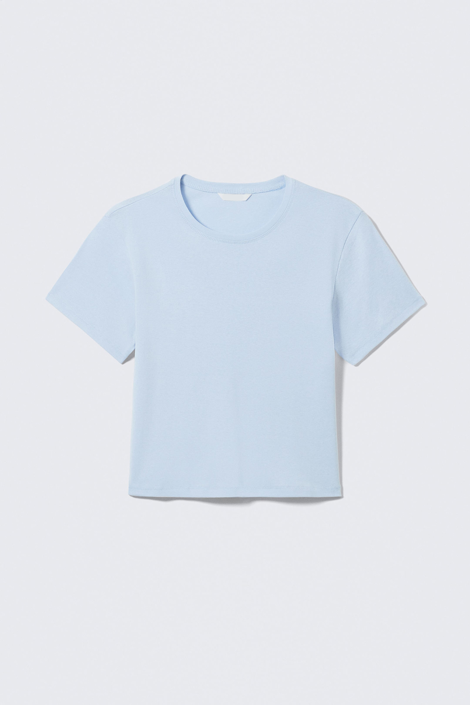 Round Neck Cropped T-Shirt