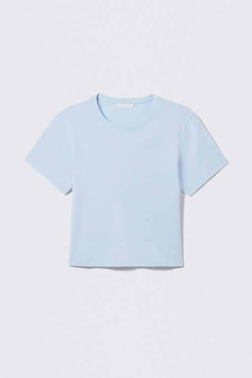 Round Neck Cropped T-Shirt