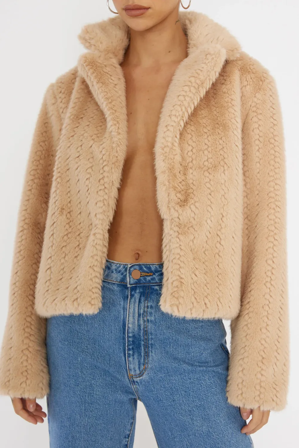 Faux Fur Plush Warm Coat