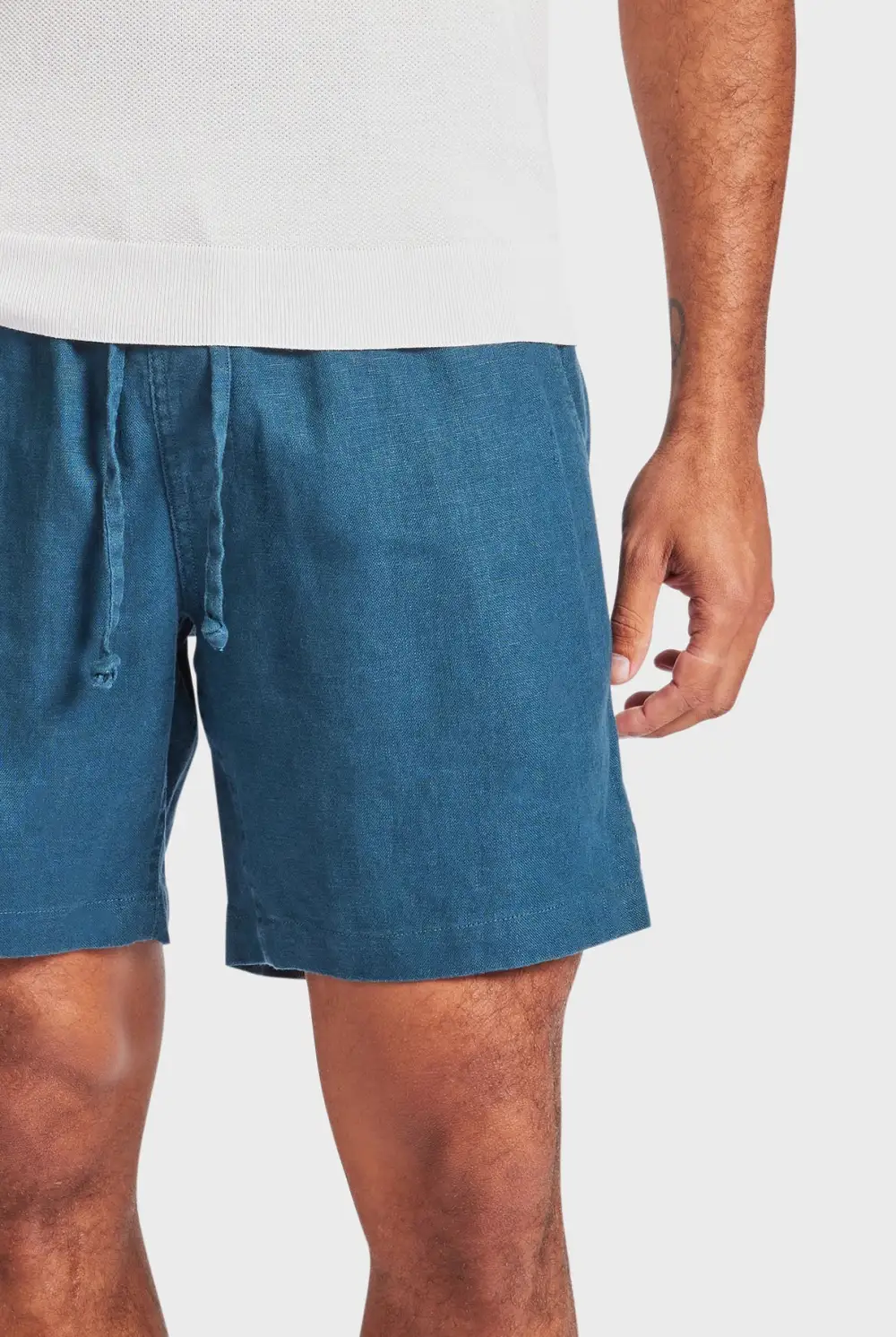 Riviera Linen Short-Bluegrass