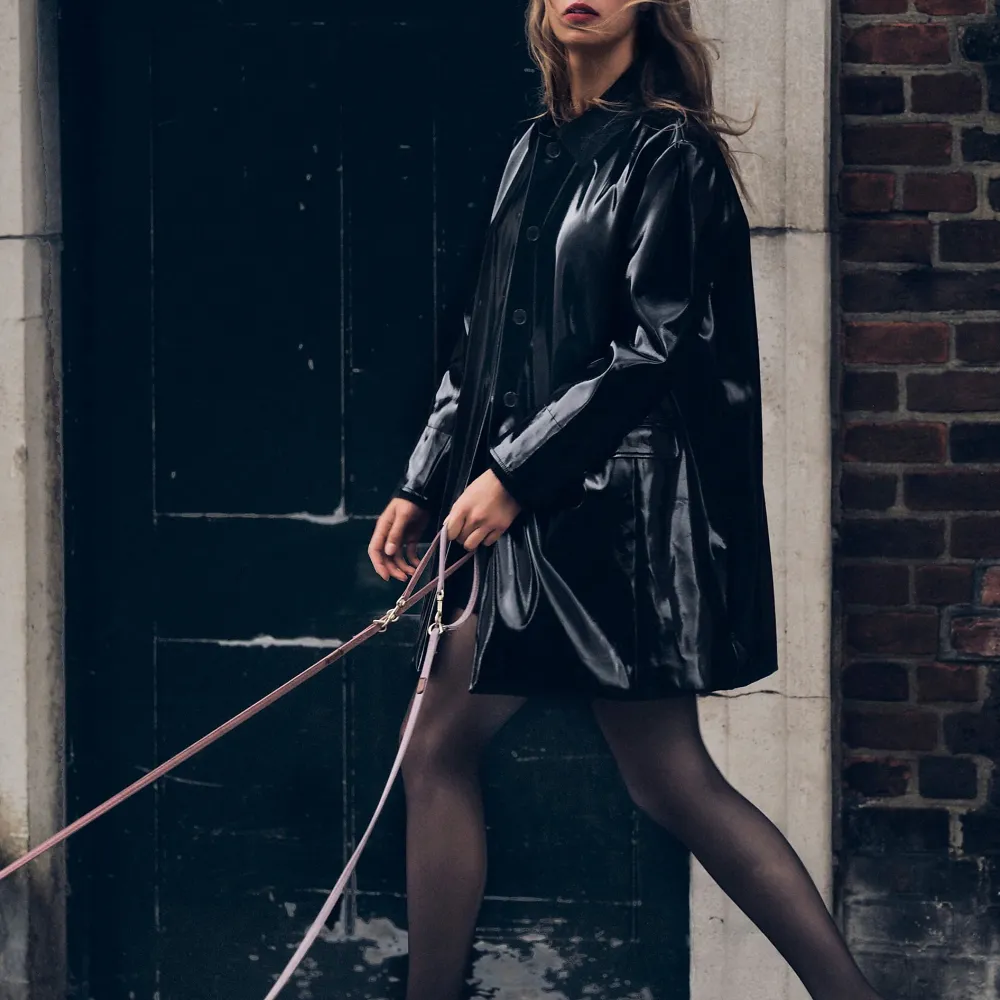 Trade in Faux Patent Leather Jackets