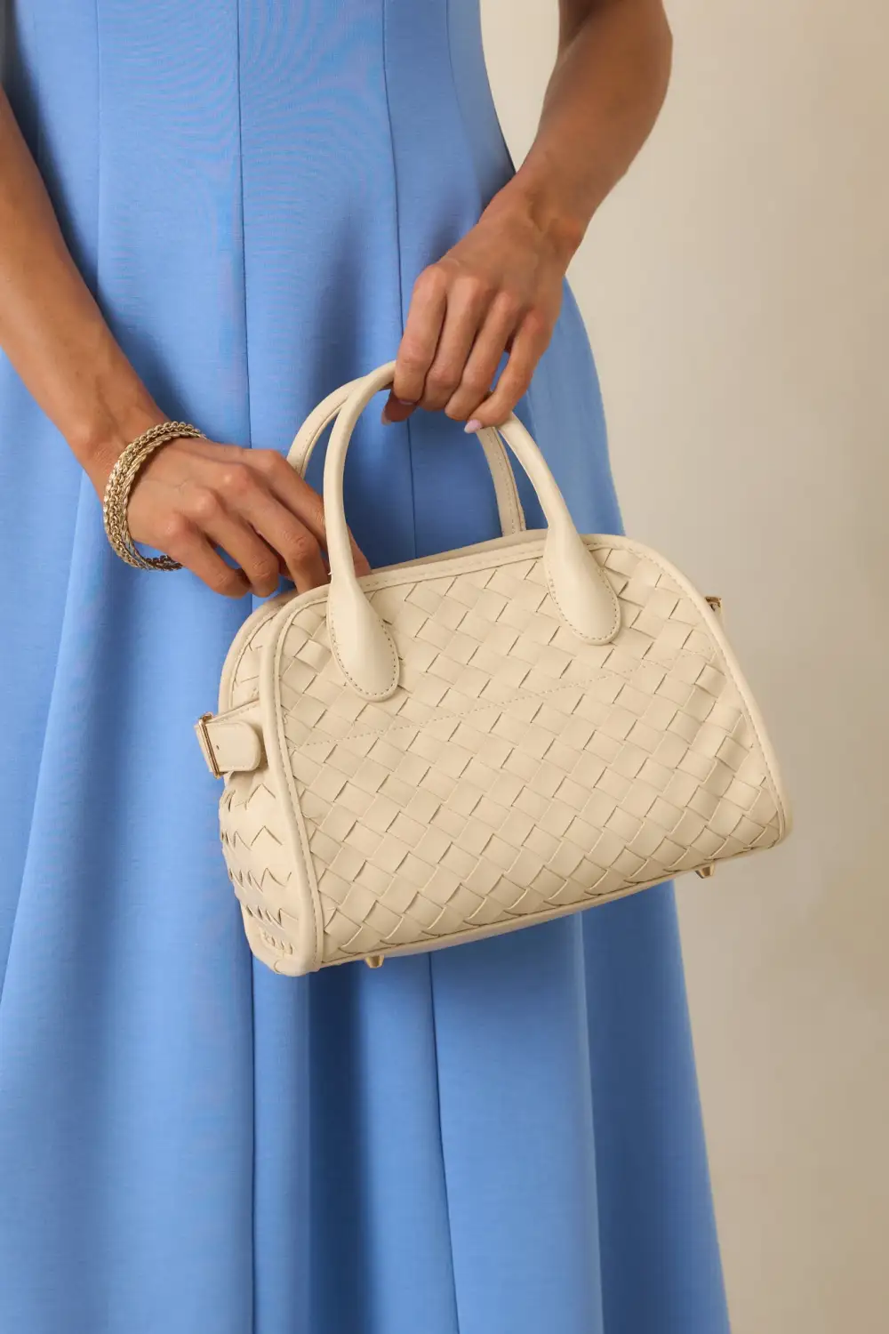 Faux Leather Leather Handbag