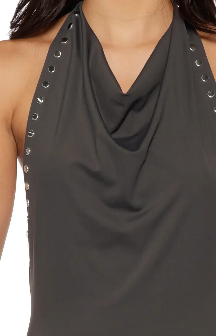Halter Halter Neck Backless Maxi Dress