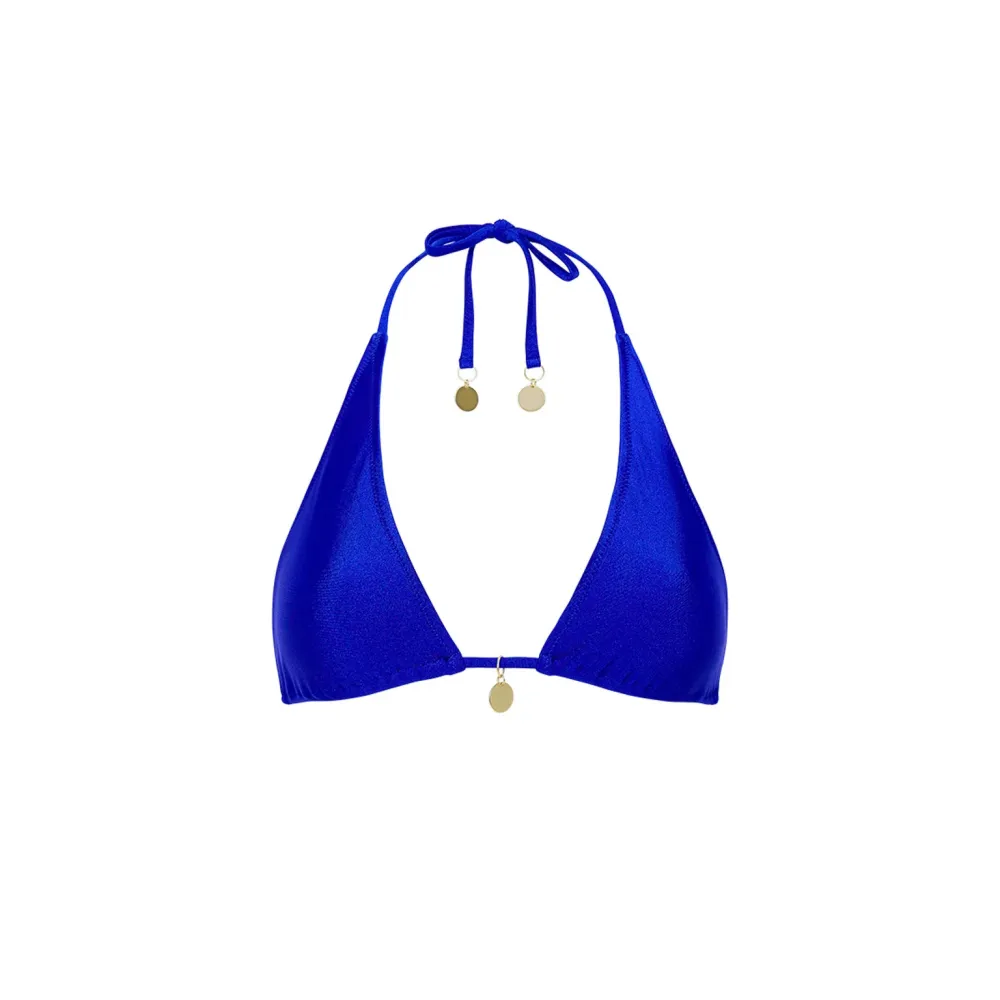 Classic Tie Halter Bikini Top