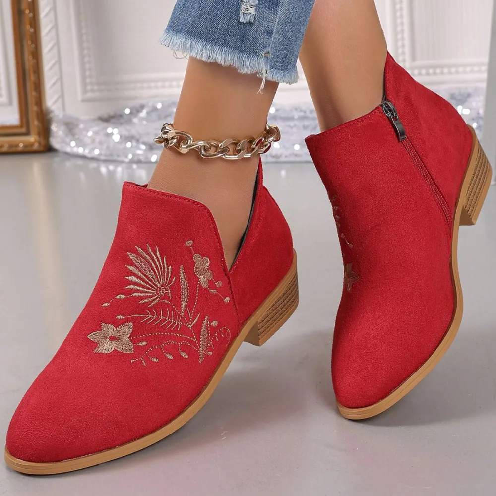 Easygoing Heels Block Heel Boots