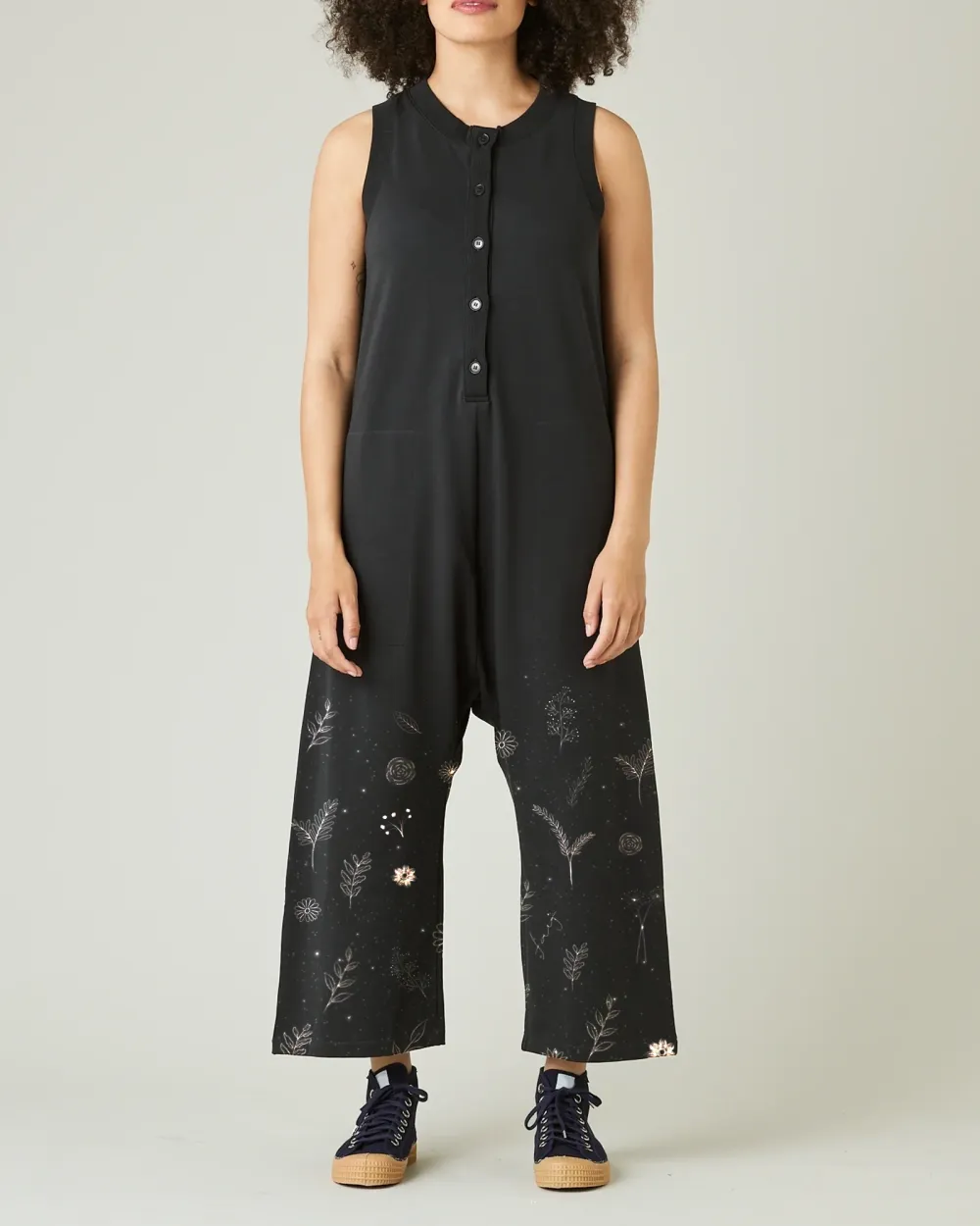 COTTON JERSEY JUMPSUIT