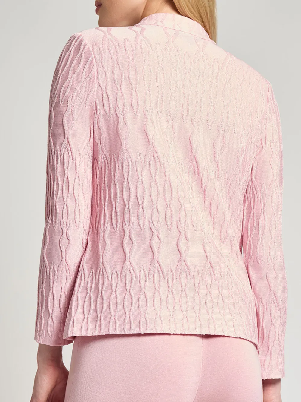 Stand Up Collar Knitted Jacket