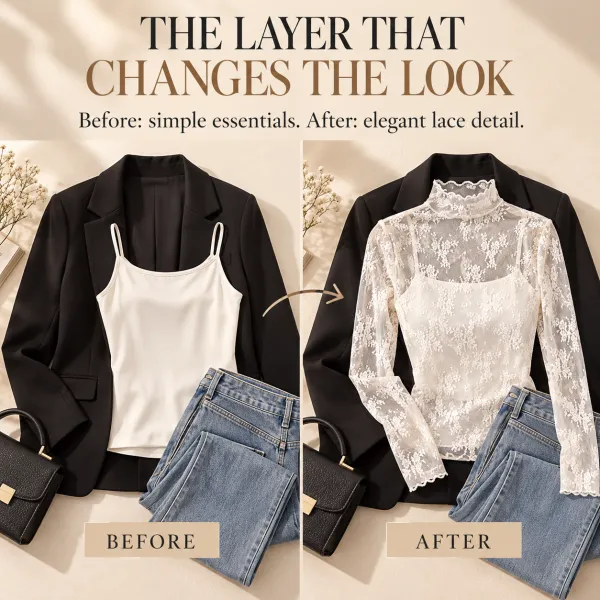 Versatile Lace Top