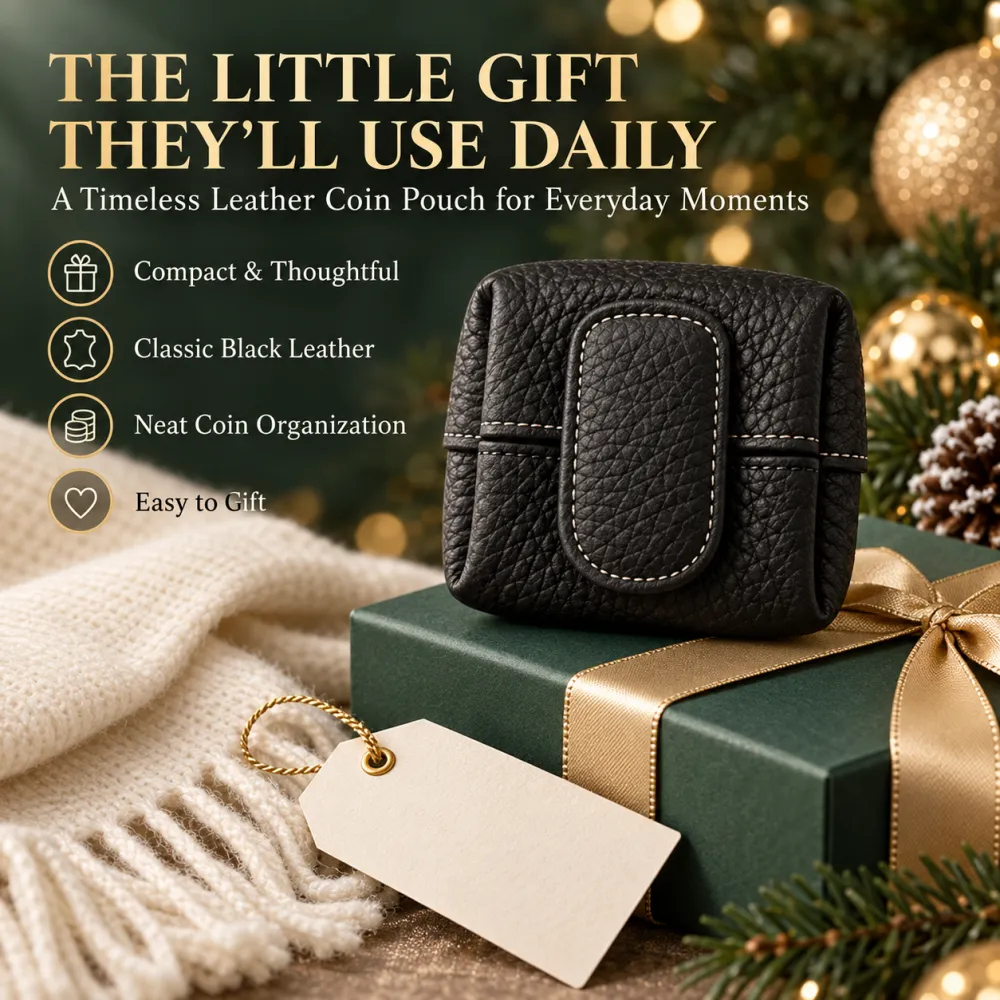 Japanese Style Color-Block Genuine Leather Women's Box Coin Purse