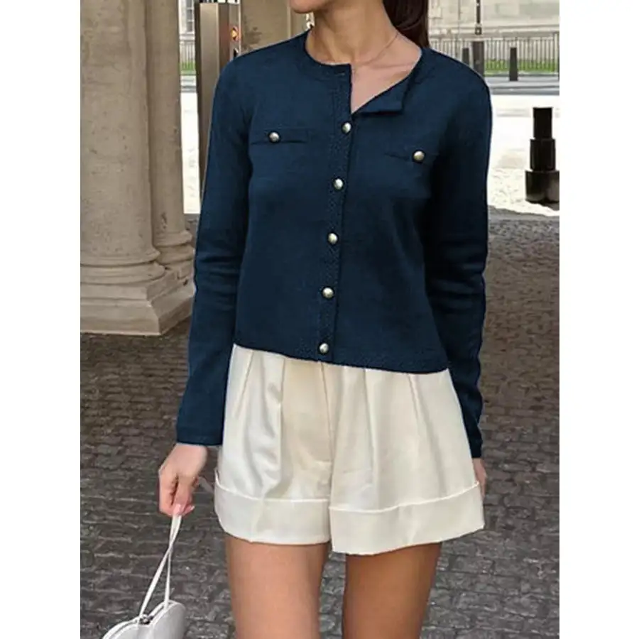 Classic Button Down Knit Cardigan