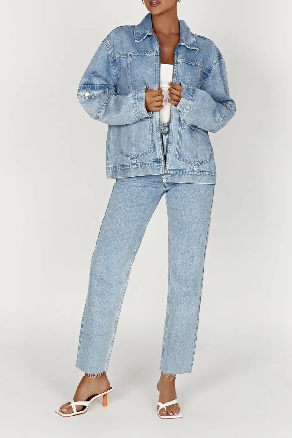 Casual Style Straight Jean
