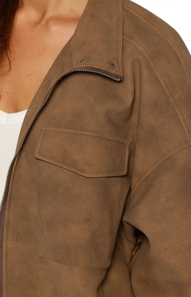 Funnel Neck Oversized Funnel Jacket