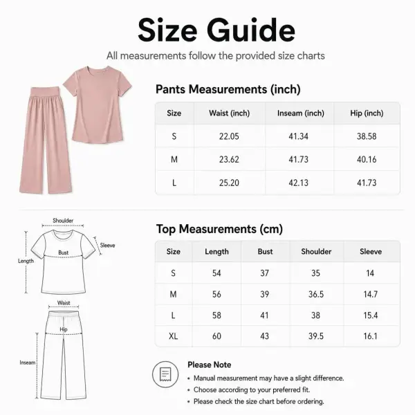 Casual Long Sleeve Top & High-Waist Wide-Leg Pants Tracksuit Set