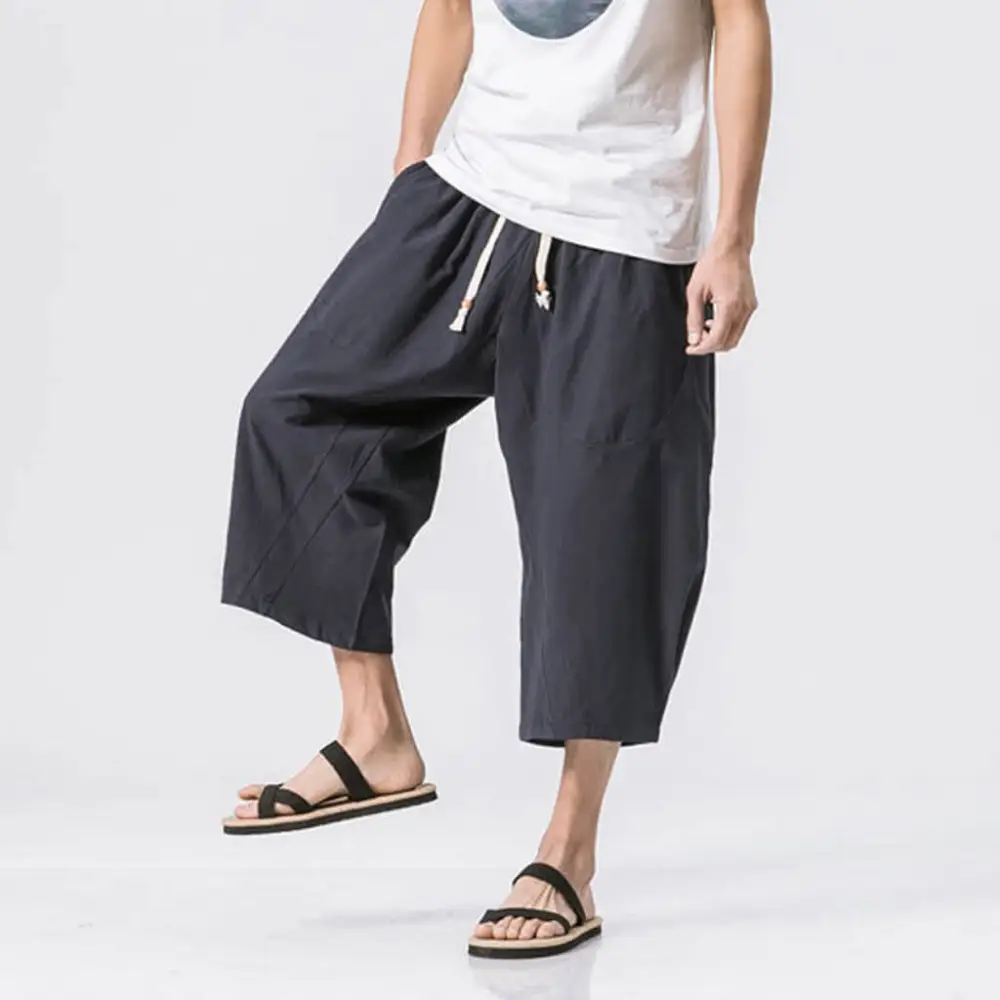 Lightweight Cropped Utility Pants