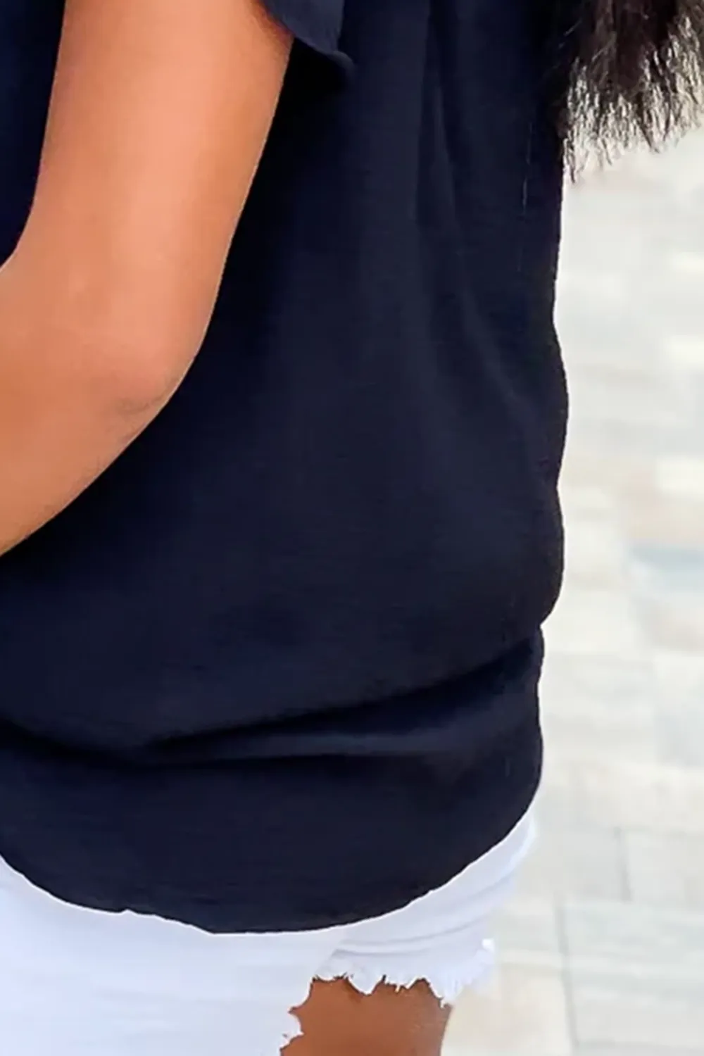 Small Flying Sleeve Top