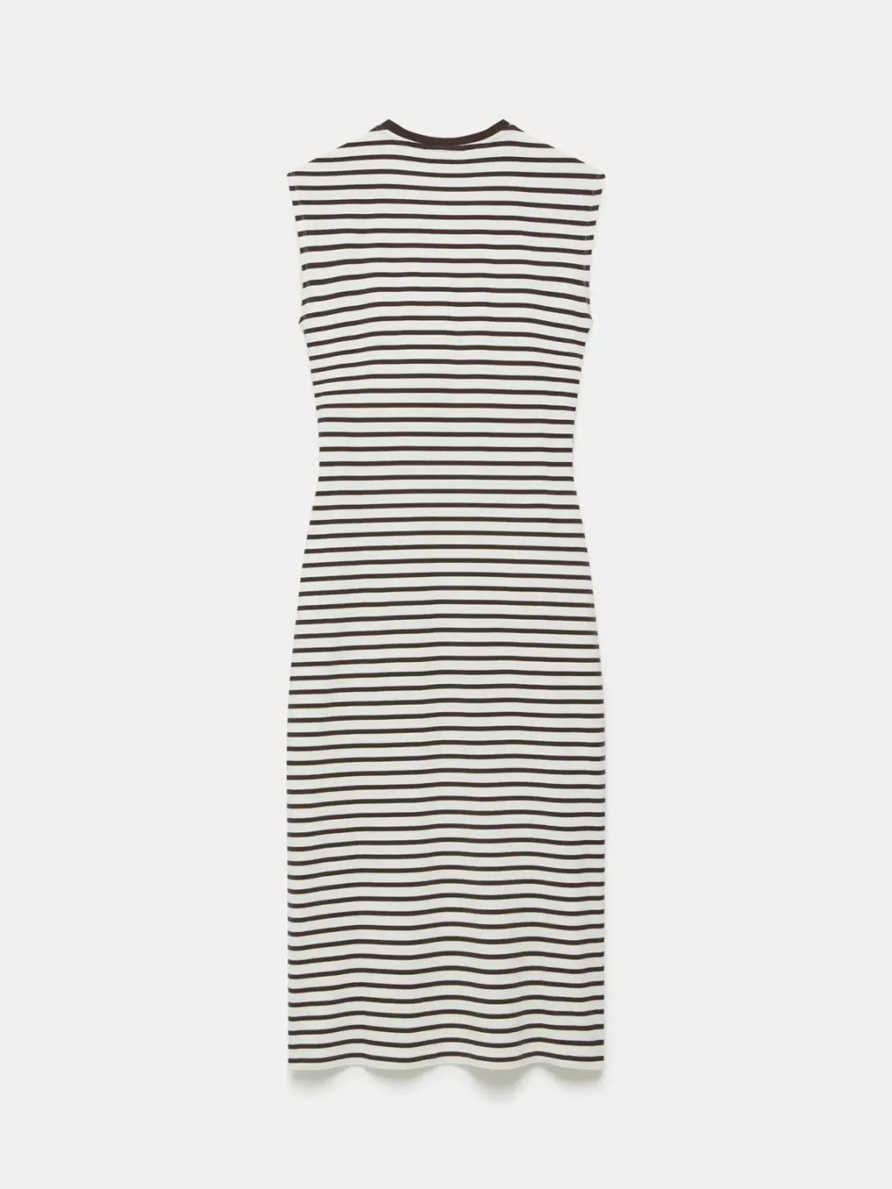 Stripe Twist Detail Midi Dress