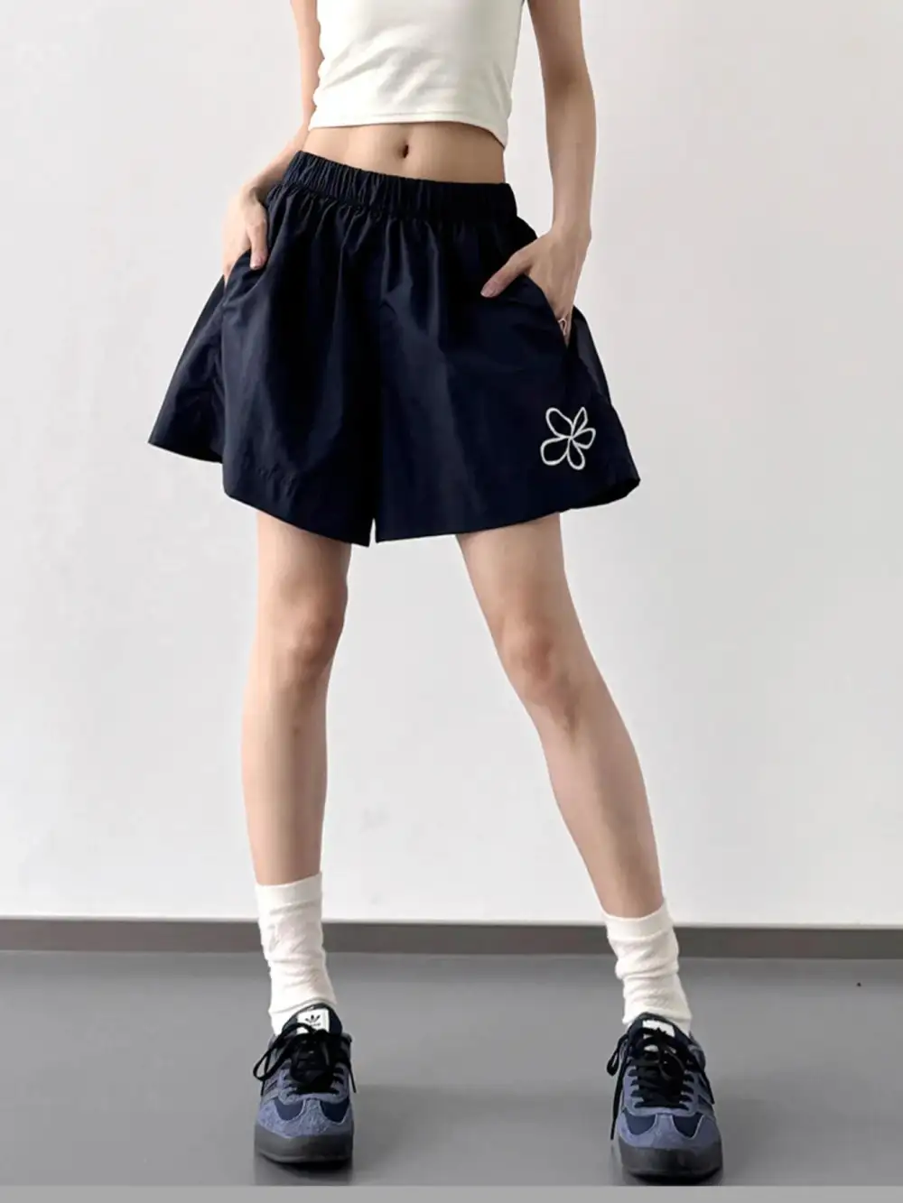 Everyday Elastic Waist Shorts