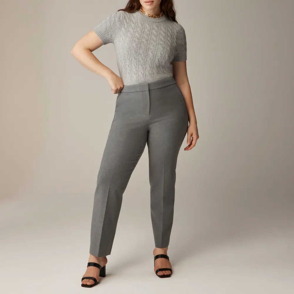 Straight-Leg Stretch Trousers
