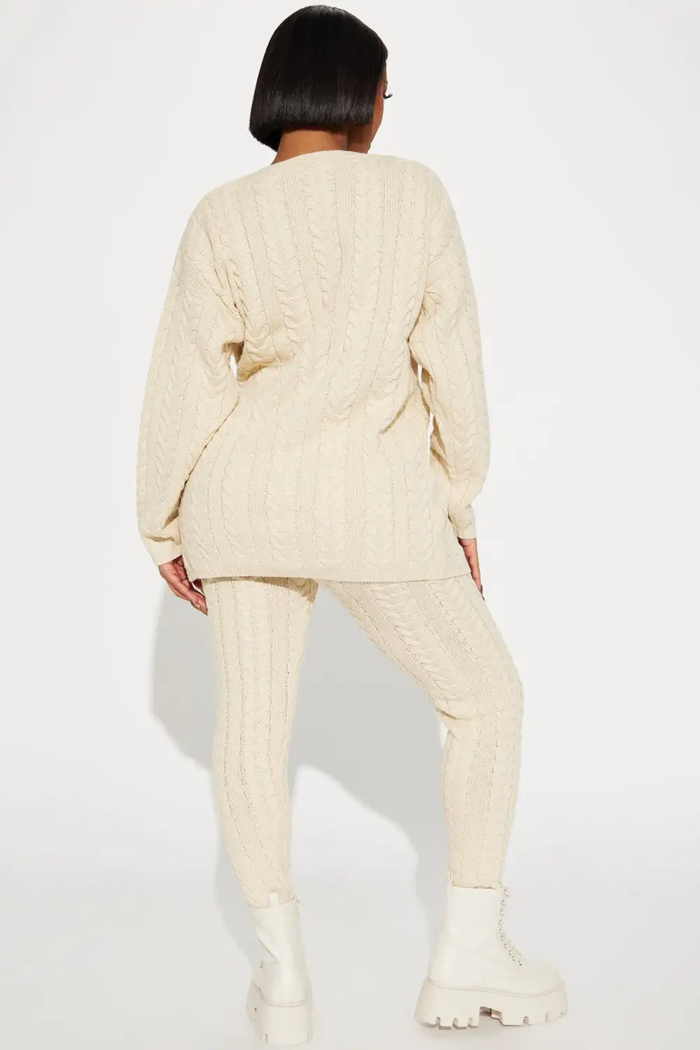 Keeley Sweater Pant Set - Cream