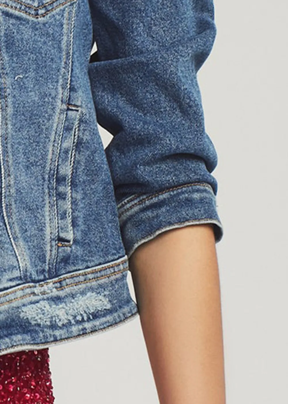 Long Sleeve Button Up Jacket