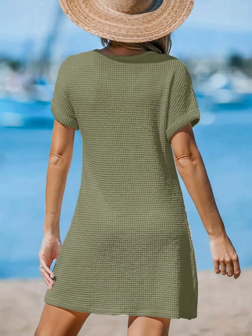 Polished Soft A-Line Midi Dress