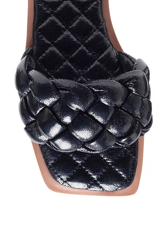 Quilted Woven Flats