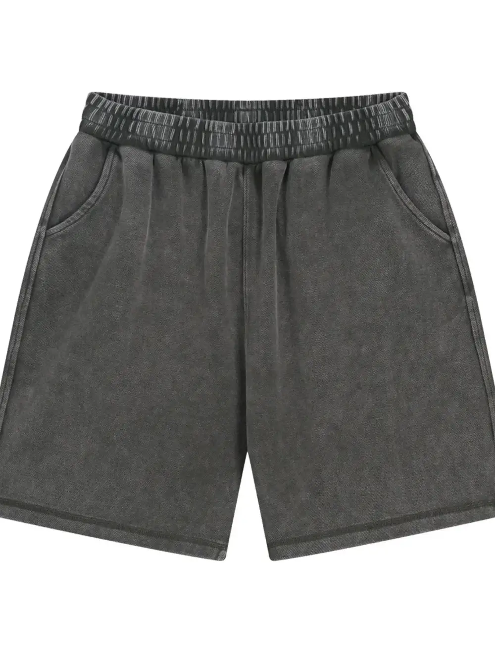 Cotton Blend Easy Waist Casual Shorts