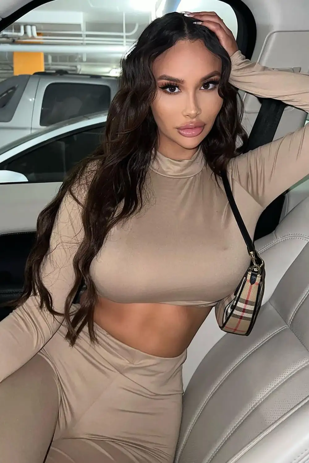 Meet At My Favorite Spot Legging Set - Taupe