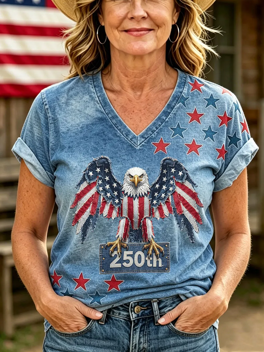 Women's 250th Anniversary Western Style T-Shirt