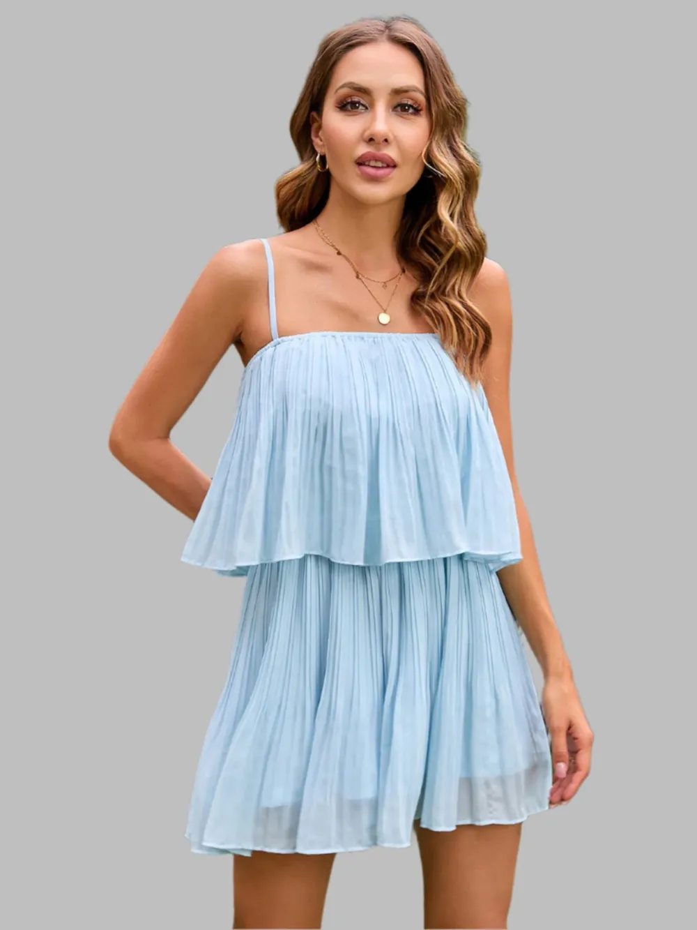 GYPSY-Layered Mini Cami Dress