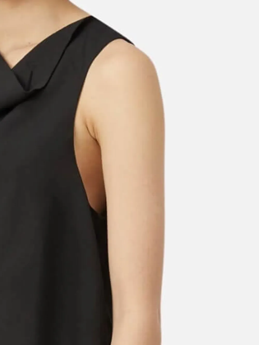 Plain Cowl Neck Tank Top