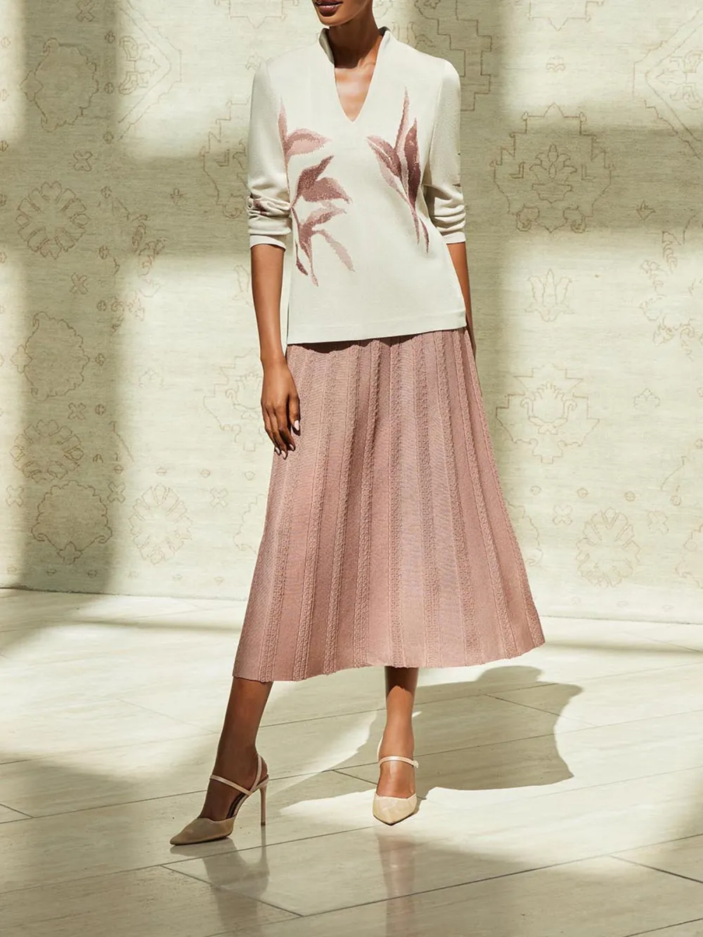 V-Neck Long Sleeved Tunic