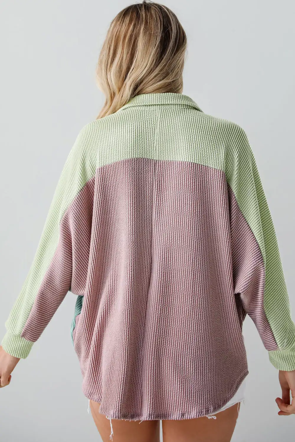 Relaxed Fit Button Front Shacket