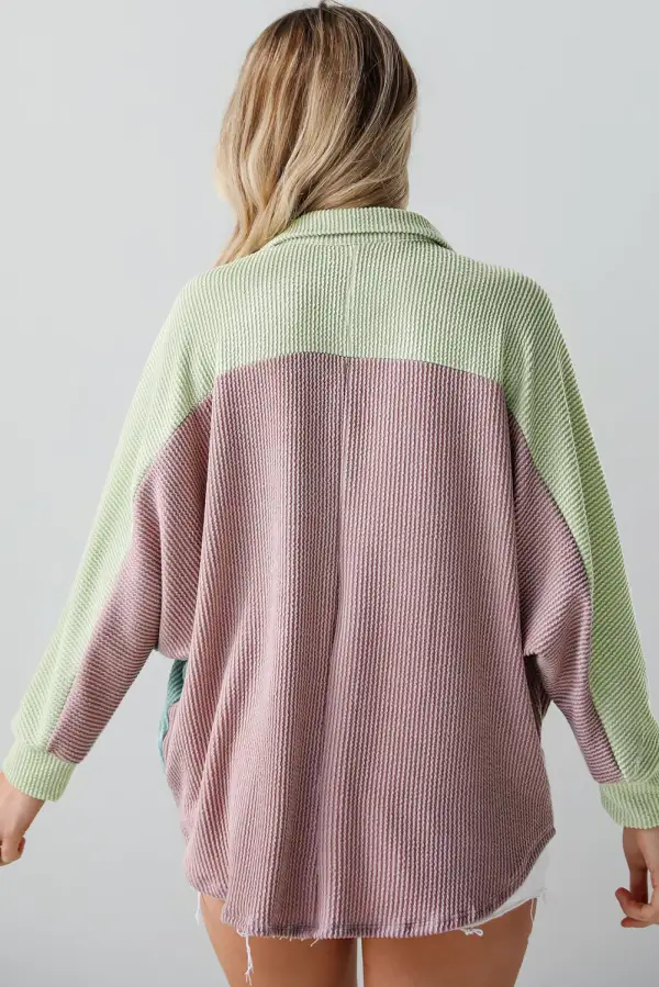 Relaxed Fit Button Front Shacket