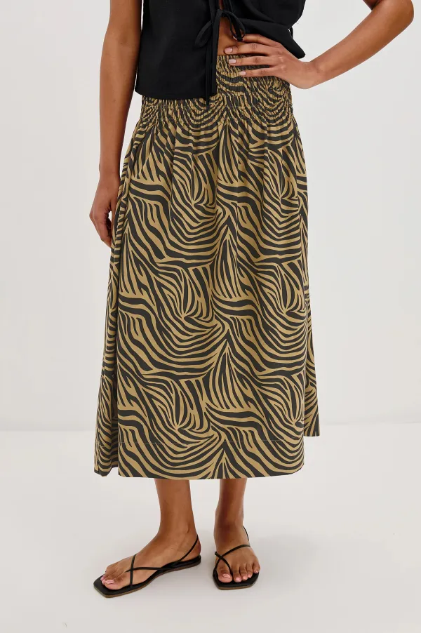 Flared Lightweight Flowing Skirt