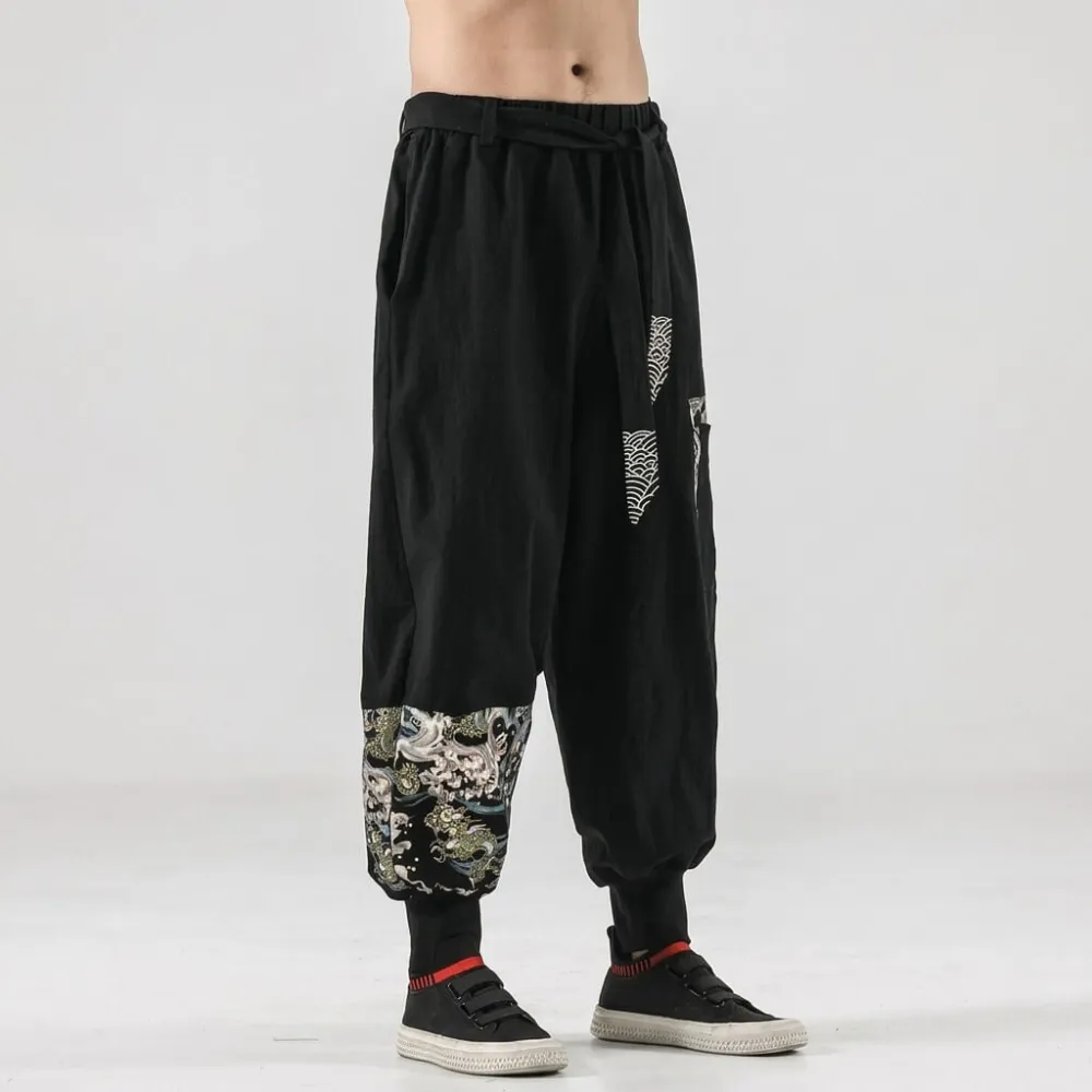 Simple Wrap Waist Pants