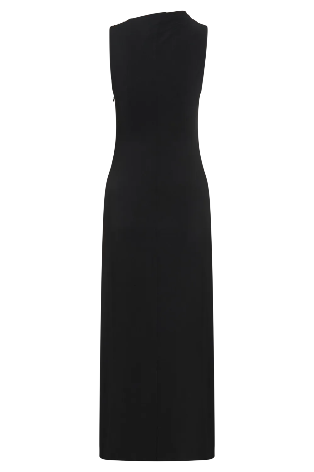 Daily Draped Stretch Crepe Maxi Dress