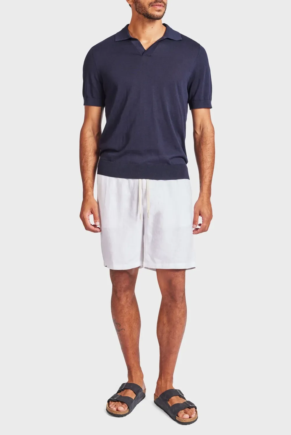 Jeff Linen Short-Oatmeal