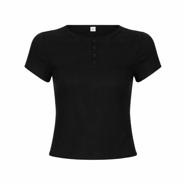 Women's White Knit Short Sleeve Top